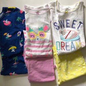 3 set girls pajamas